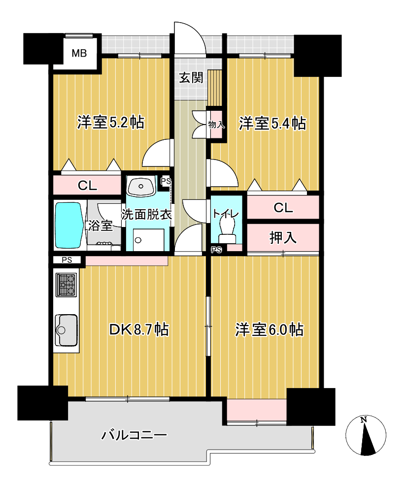 (間取) (間取)